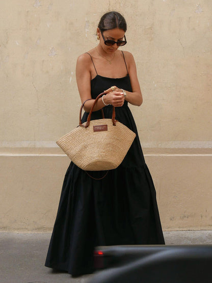 Maxi Dress Women – Solid Backless Long Dress | Summer Dresses for Women