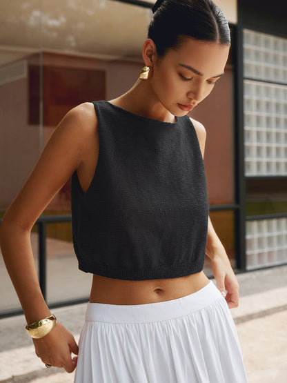 Crop Top Women – Cotton Blend Tank Top | Tops for Women