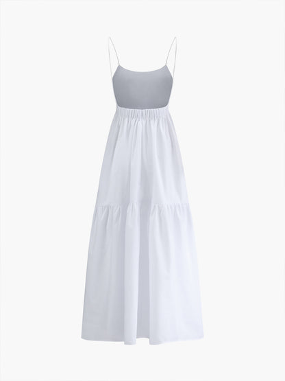Maxi Dress Women – Solid Backless Long Dress | Summer Dresses for Women