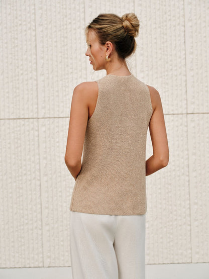 Halter Top Women – Cross-Over Collar Tank Top | Tank Tops for Women