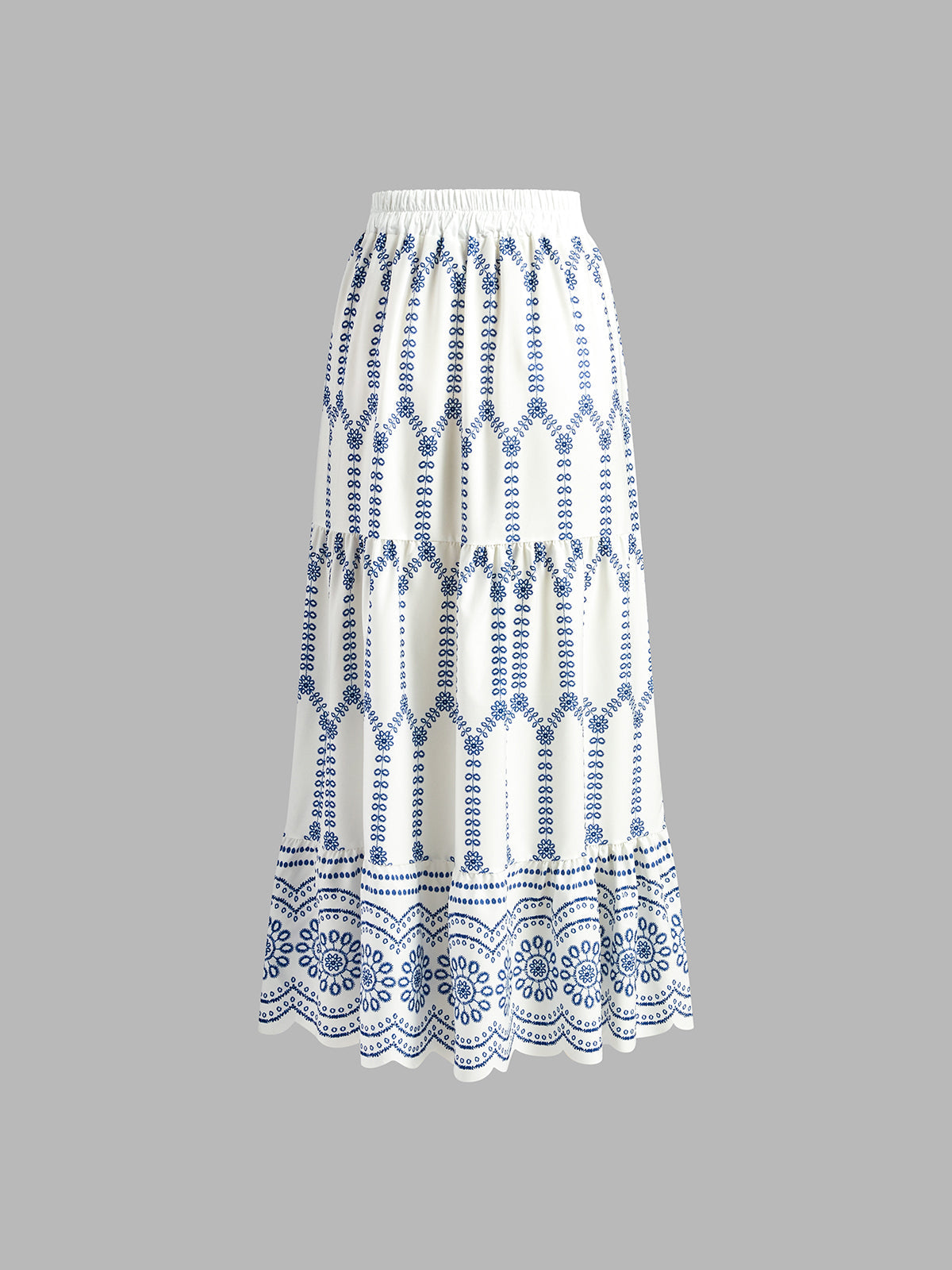 Two Piece Skirt Set – Printed Sleeveless Tie Back Top & Skirt | Matching Set
