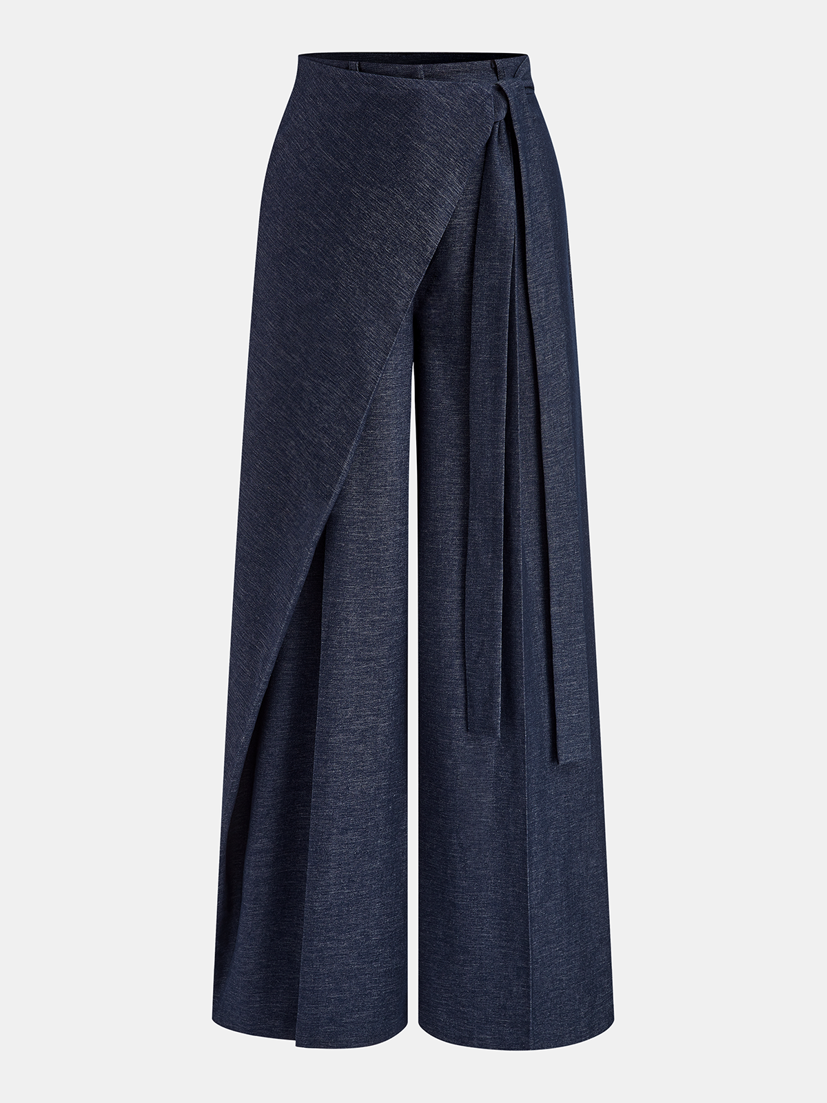 Wide Leg Pants Women – Asymmetric Wrap Palazzo Trousers | Women's Pants