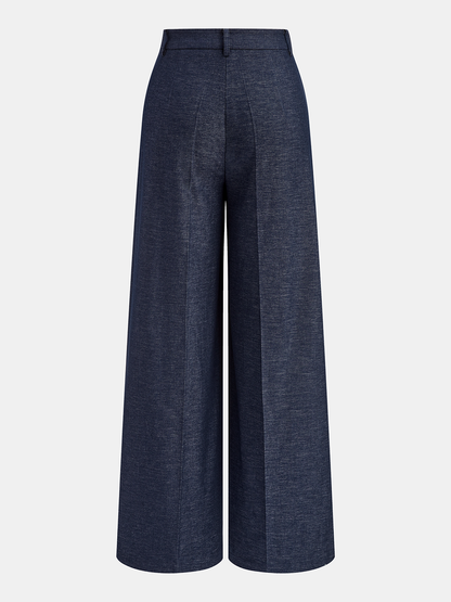 Wide Leg Pants Women – Asymmetric Wrap Palazzo Trousers | Women's Pants