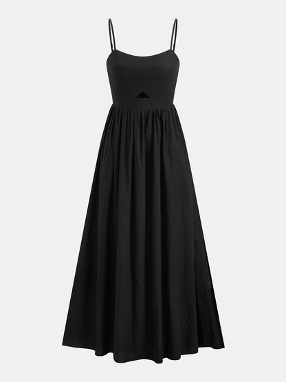 Maxi Dress – Cotton Sleeveless Summer Dress with Pockets | Long Dresses for Women