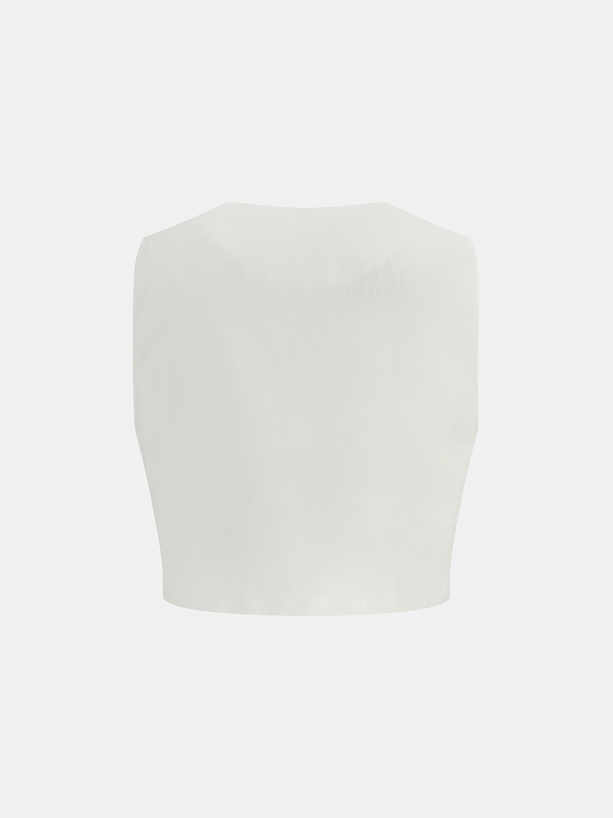 Two Piece Skirt Set – Cotton Linen Scallop Trim Vest & Skirt | Matching Set