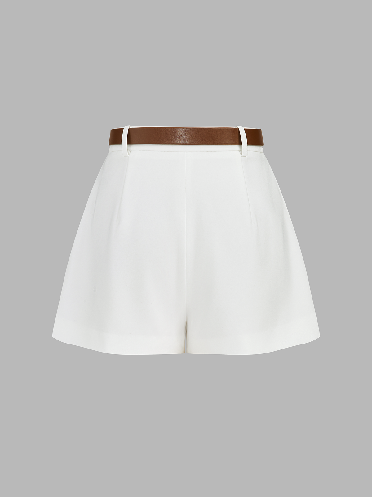 Shorts Sets Women – Draped Sleeveless Top & Belted Shorts | Two Piece Set