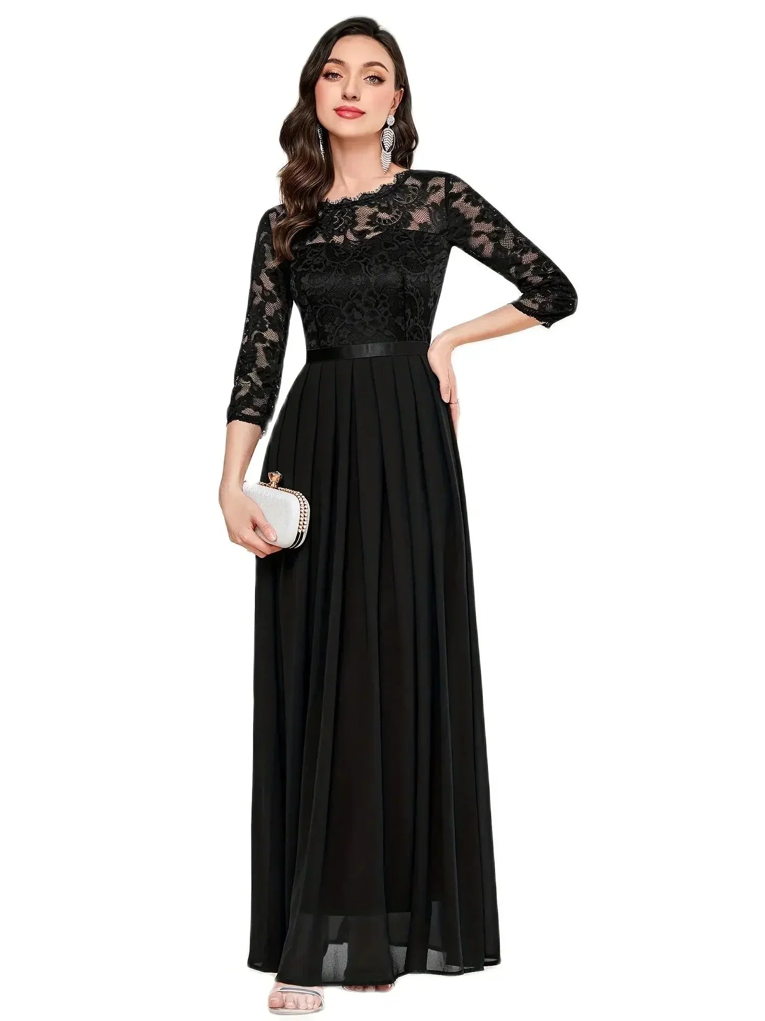 Long Sleeve Maxi Dress | Evening Dresses - Maxi Dresses for Women