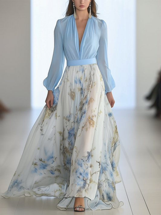 Long Sleeve Maxi Dress | Floral Dress - Maxi Dresses for Women